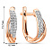 Сережки з червоного золота з діамантами (арт. С011072015) – зображення 2