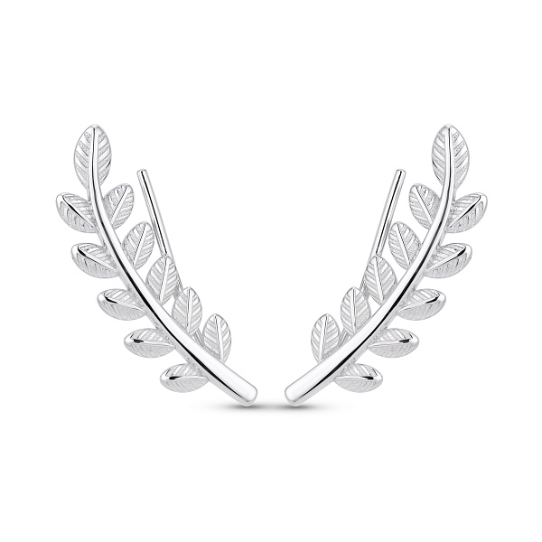 Серебряные серьги клаймберы (арт. 7502/10571) – изображение 1