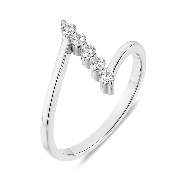 Серебряное кольцо с фианитами (арт. 7501/8374) – изображение 1