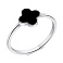 Серебряное кольцо Клевер (арт. 7501/3731/8еч) – изображение 1