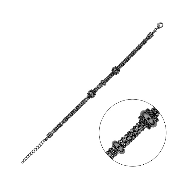 Браслет из серебра с фианитами (арт. 7509/4729чч) – изображение 1
