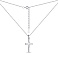 Колье из серебра с крестиком (арт. 7507/1962) – изображение 2