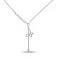 Серебряное колье Бабочка без камней (арт. 7507/2227) – изображение 1