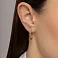 Золотые серьги Клевер (арт. 1091124еч) – изображение 2