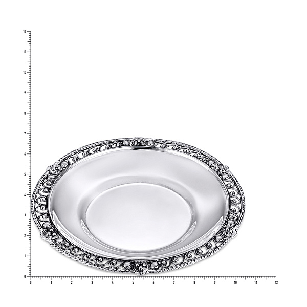 Серебряное блюдце (арт. 7823/8100032) – изображение 3
