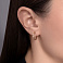Сережки Змея из красного золота (арт. 111383) – изображение 2