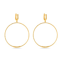 Сережки з жовтого золота (арт. 107869/50ж)
