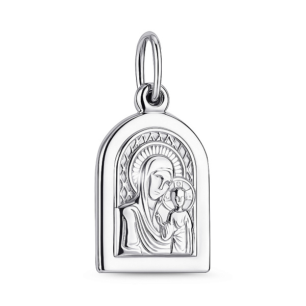 Серебряная ладанка Божья Матерь (арт. 7517/2-4187.0.2) – изображение 1