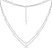 Двойное серебряное колье (арт. 7507/1891) – изображение 2