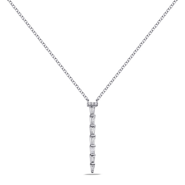 Колье из серебра с фианитами (арт. 7507/1887з) – изображение 1