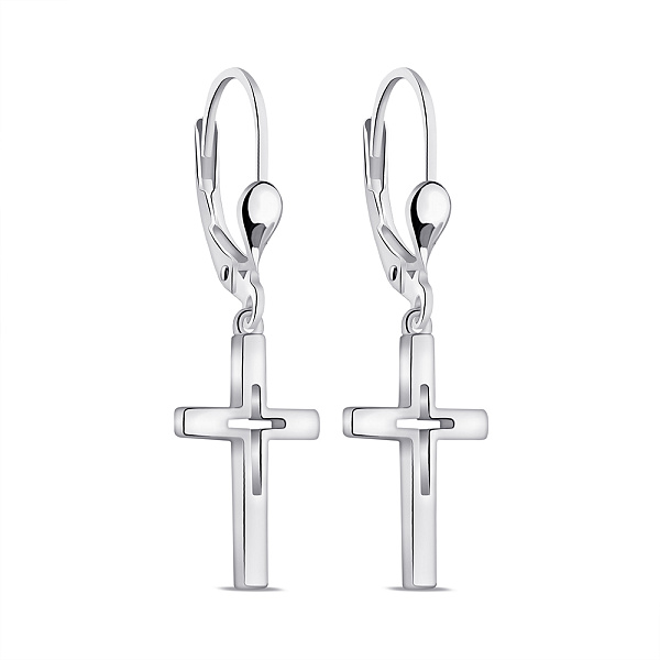 Серебряные серьги с подвесками (арт. 7502/9212) – изображение 1