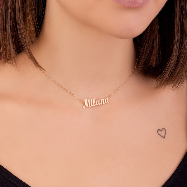 Золотое колье Milana (арт. 360223) – изображение 4