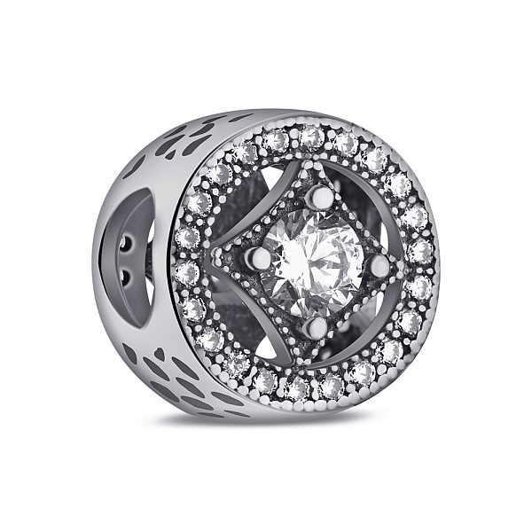Серебряный шарм с фианитами (арт. 7903/П5Ф/7114) – изображение 1