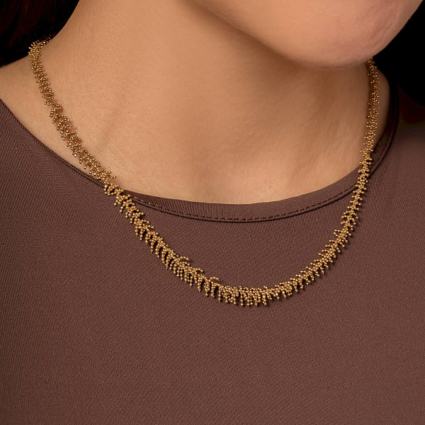 Золотое колье Francelli (арт. 351250ж) – изображение 2