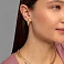 Золотые сережки-конго (арт. 105276/20кб) – изображение 3