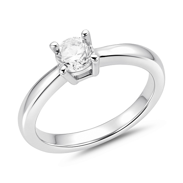 Серебряное кольцо с фианитом (арт. 7501/8883) – изображение 1