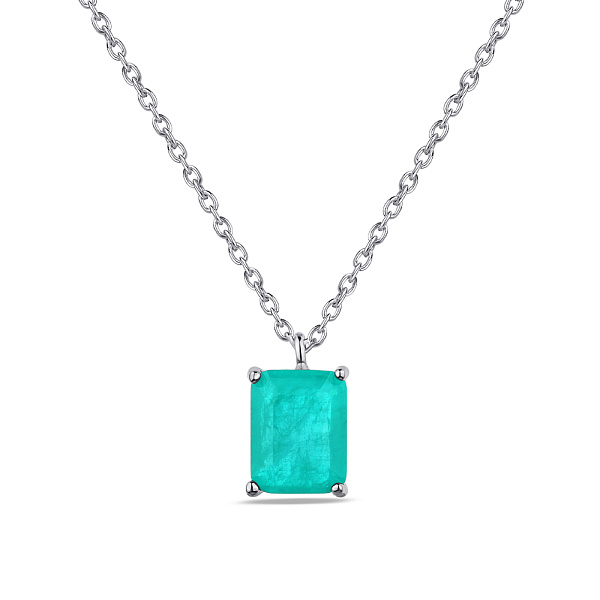 Серебряное колье с альпинитом (арт. 7507/1566аз) – изображение 1