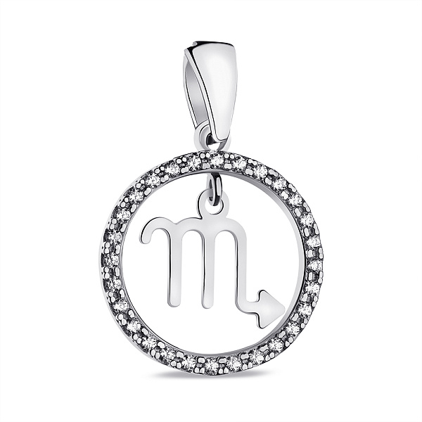 Серебряный подвес Скорпион (арт. 7503/А054скпю) – изображение 1