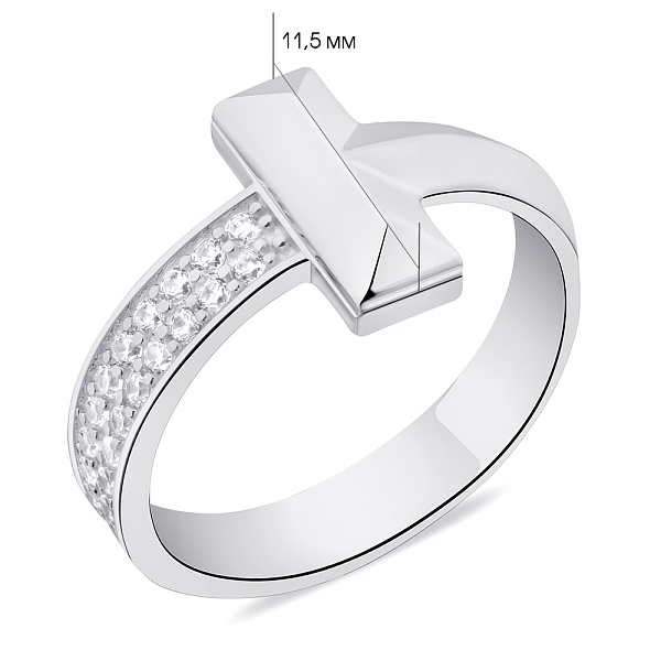 Кольцо из серебра (арт. 7501/6010) – изображение 2