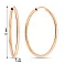 Серьги-кольца из красного золота (арт. 121900/15) – изображение 2
