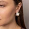 Серьги из белого золота Francelli (арт. е1091767б) – изображение 2