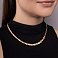 Золотое колье без камней (арт. 370073р) – изображение 2