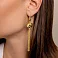 Серьги из желтого золота Francelli (арт. 1091357ж) – изображение 2
