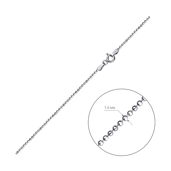Серебряная цепочка плетения Гольф (арт. 0300703) – изображение 2