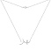 Серебряное колье Птички с фианитами (арт. 7507/2542) – изображение 2
