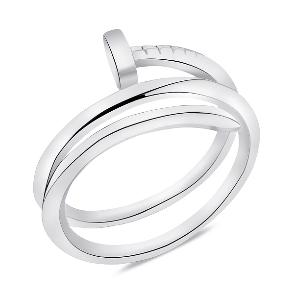 Серебряное кольцо без камней (арт. 7501/6181) – изображение 1