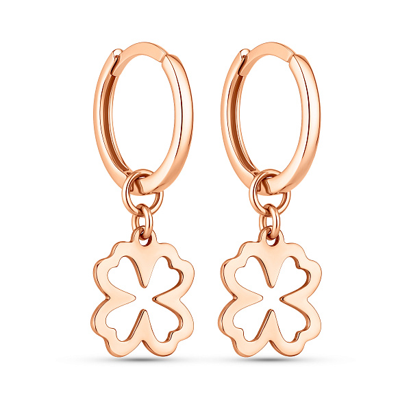 Серьги-подвески из красного золота (арт. 110014) – изображение 1