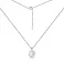 Серебряное колье с фианитом (арт. 7507/1755) – изображение 2