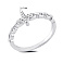 Серебряное кольцо с фианитами (арт. 7501/8350) – изображение 2
