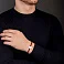 Браслет на нити Трезубец с серебряной вставкой (арт. Х340075кз) – изображение 2