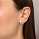 Серьги из белого золота Francelli (арт. 1091866б) – изображение 2