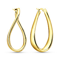 Сережки з жовтого золота Francelli (арт. е1091744/40ж)