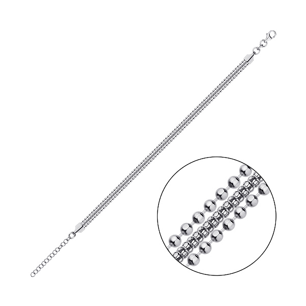 Браслет из серебра (арт. 7509/4504) – изображение 1