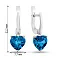 Серьги из серебра с топазом (арт. 7502/617Плсп) – изображение 2