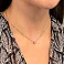 Золотое колье с бриллиантом (арт. Ц011225010) – изображение 3