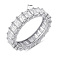 Серебряное кольцо с дорожкой из фианитов (арт. 7501/8220) – изображение 2