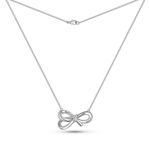 Колье из белого золота Бантики Francelli (арт. е352976б) – изображение 2