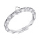 Серебряное кольцо с дорожкой из фианитов (арт. 7501/6109) – изображение 2