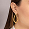 Серьги из желтого золота Francelli (арт. 1091847/45жм) – изображение 2