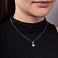 Золотой кулон с бриллиантами (арт. П011496015б) – изображение 2