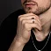 Серебряная печатка с ониксом (арт. 7906/0669.10о) – изображение 2
