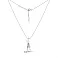 Серебряное колье Зайчик без камней (арт. 7507/2252) – изображение 3
