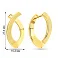 Серьги из желтого золота (арт. 108326/25жм) – изображение 4