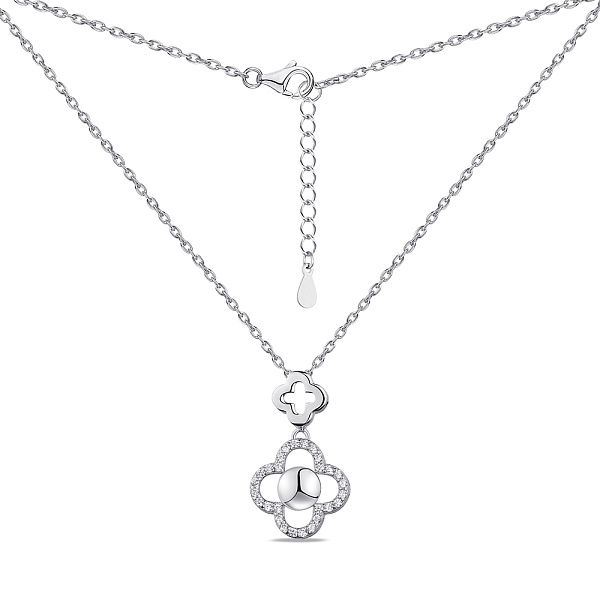 Колье из серебра Клевер (арт. 7507/2050) – изображение 2
