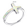 Серебряное кольцо с крестиком (арт. 7501/6681Поб) – изображение 2
