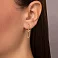 Серьги из желтого золота (арт. 1091467/1ж) – изображение 2